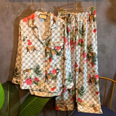 Gucci 2020 Womens Silk Pajamas - 구찌 2020 여성용 실크 파자마 PAJA0044.Size(M,L),아이보리