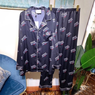 Gucci 2020 Mm / Wm Silk Pajamas - 구찌 2020 남여공용 실크 파자마 PAJA0056.Size(XS-XXL),블랙