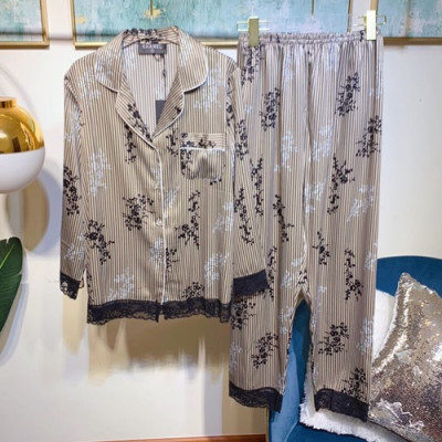 Chanel 2020 Womens Silk Pajamas - 샤넬 2020 여성용 실크 파자마 PAJA0061.Size(XS,S,M),그레이