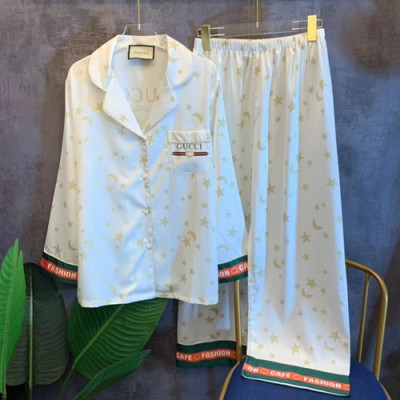 Gucci 2020 Womens Silk Pajamas - 구찌 2020 여성용 실크 파자마 PAJA0065.Size(M,L),화이트