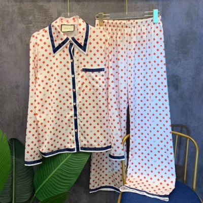 Gucci 2020 Womens Silk Pajamas - 구찌 2020 여성용 실크 파자마 PAJA0073.Size(프리),화이트