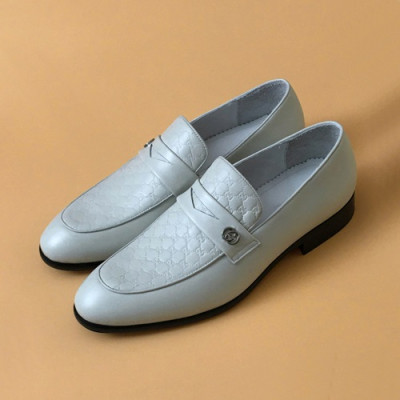 [업 신상]Gucci 2020 Mens Leather Loafer -  구찌 2020 남성용 레더 로퍼 GUCS1114,Size(240 - 270).화이트