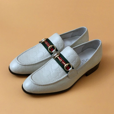 [업 신상]Gucci 2020 Mens Leather Loafer -  구찌 2020 남성용 레더 로퍼 GUCS1115,Size(240 - 270).화이트