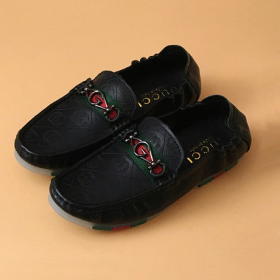 [업 신상]Gucci 2020 Mens Leather Loafer -  구찌 2020 남성용 레더 로퍼 GUCS1120,Size(240 - 270).블랙