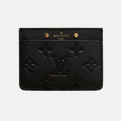 Louis Vuitton 2020 Womens Leather Card Purse ,M69174 - 루이비통 2020 여성용 레더 카드 퍼스 LOUW0408, Size(11cm),블랙