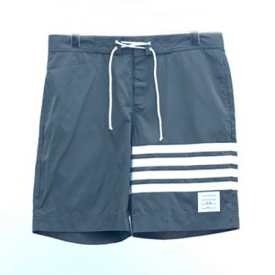 [톰브라운]Thom Browne 2020 Mens Casual Logo Training Short Pants - 톰브라운 남성 캐쥬얼 로고 트레이닝 반바지 Tho0707x.Size(m - 2xl).그레이