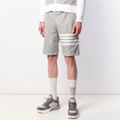 [톰브라운]Thom Browne 2020 Mens Casual Logo Training Short Pants - 톰브라운 남성 캐쥬얼 로고 트레이닝 반바지 Tho0710x.Size(m - 2xl).그레이