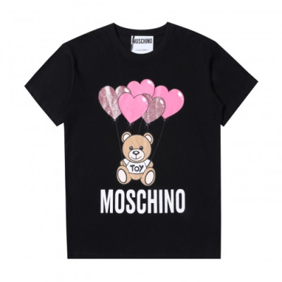 [모스키노]Moschino 2020 Mm/Wm Logo Cotton Short Sleeved Tshirts - 모스키노 2020 남자 로고 코튼 반팔티 Mos0089x.Size(s - l).블랙