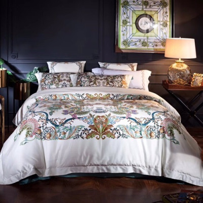 Hermes 2020 Supima Cotton Bedding 4 Set - 에르메스 2020 수피마 코튼 4종 세트, BEDS0112,화이트