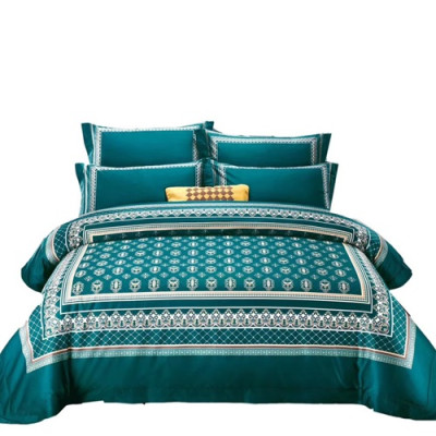 Hermes 2020 Supima Cotton Bedding 4 Set - 에르메스 2020 수피마 코튼 4종 세트, BEDS0118,그린