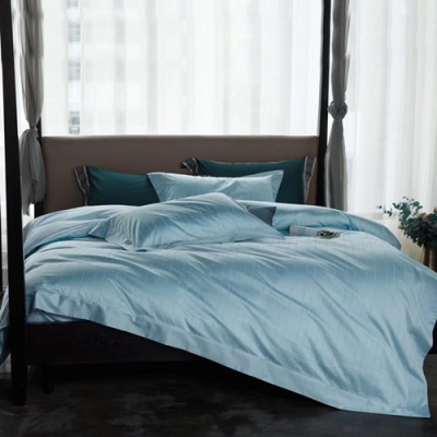 Hermes 2020 Supima Cotton Bedding 4 Set - 에르메스 2020 수피마 코튼 4종 세트, BEDS0121,스카이블루