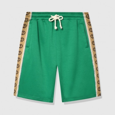 [구찌]Gucci 2020 Mens Logo Modern Cotton Half Pants - 구찌 남성 로고 모던 코튼 반바지 Guc02680x.Size(xs - l).그린