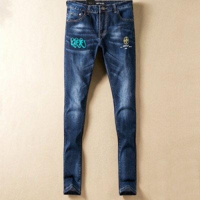 [오프화이트]Off-white 2020 Mens Logo Denim Jeans - 오프화이트 2020 남성 로고 데님 청바지 Off0422x.Size(29 - 40).블루