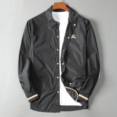 [버버리]Burberry 2020 Mens Classic Casual Jackets - 버버리 2020 남성 클래식 캐쥬얼 자켓 Bur02574x.Size(m - 4xl).블랙