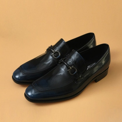 [업 신상]Ferragamo 2020 Mens Leather Shoes - 페라가모 2020 남성용 레더 슈즈 FGMS0386,Size(240 - 270).네이비