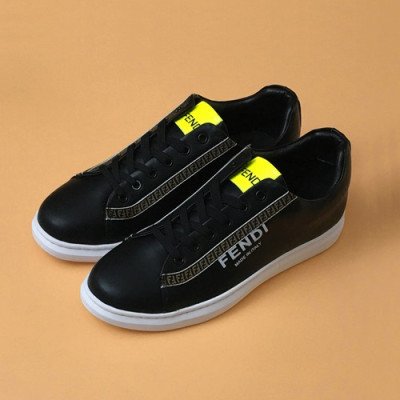 [업 신상]Fendi 2020 Mens Leather Sneakers -  펜디 2020 남성용 레더 스니커즈 FENS0331,Size(240 - 270).블랙