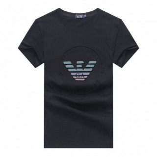 [알마니]Armani 2020 Mens Logo Silket Short Sleeved Tshirts - 알마니 2020 남성 로고 실켓 반팔티 Arm0677x.Size(m - 2xl).블랙