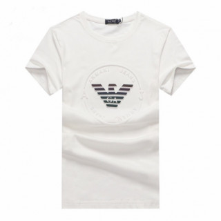 [알마니]Armani 2020 Mens Logo Silket Short Sleeved Tshirts - 알마니 2020 남성 로고 실켓 반팔티 Arm0678x.Size(m - 2xl).화이트