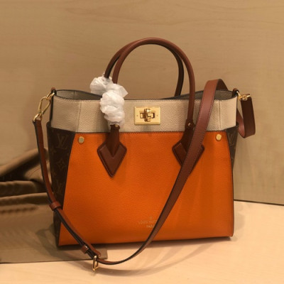 Louis Vuitton 2020 On My Side Tote Shoulder Bag,30.5cm - 루이비통 2020 온 마이 사이드 토트 숄더백 M53826,LOUB2068,30.5cm,오렌지