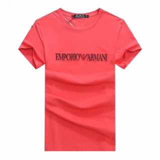 [알마니]Armani 2020 Mens Logo Silket Short Sleeved Tshirts - 알마니 2020 남성 로고 실켓 반팔티 Arm0681x.Size(m - 2xl).레드