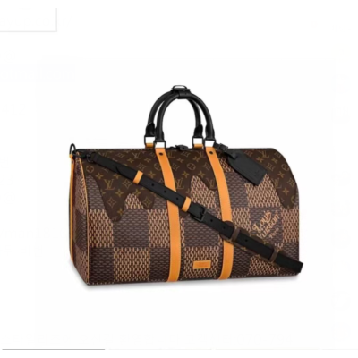 Louis Vuitton 2022 Keepall Bag,50cm - 루이비통 2020 키폴 남여공용 여행가방,M40360,LOUB2072,50cm,브라운