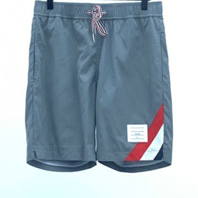 [톰브라운]Thom Browne 2020 Mens Casual Logo Training Short Pants - 톰브라운 남성 캐쥬얼 로고 트레이닝 반바지 Tho0741x.Size(m - 2xl).그레이