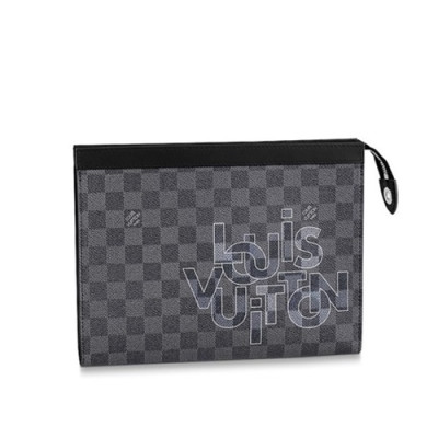 Louis Vuitton 2020 Pochette Voyage Clutch Bag,27cm - 루이비통 2020 포쉐트 보야지 남성용 클러치백 N60308,LOUB2081,27cm,블랙