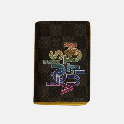 Louis Vuitton 2020 Mens Card Purse N60301 - 루이비통 2020 남성용 카드퍼스 ,LOUW0418,Size(11cm),블랙
