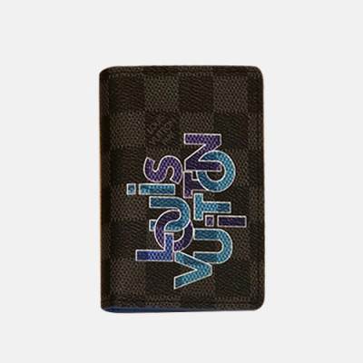Louis Vuitton 2020 Mens Card Purse N60301 - 루이비통 2020 남성용 카드퍼스 ,LOUW0419,Size(11cm),블랙