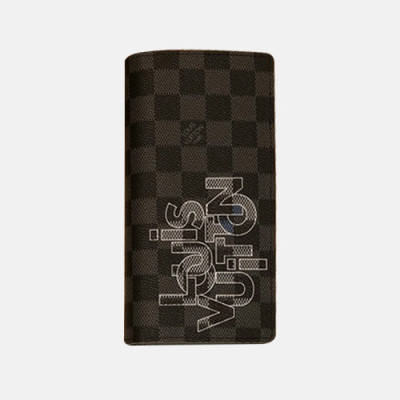 Louis Vuitton 2020 Mens Wallet N60326 - 루이비통 2020 남성용 장지갑 ,LOUW0425,Size(19cm),블랙