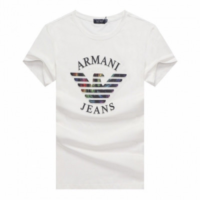 [알마니]Armani 2020 Mens Logo Silket Short Sleeved Tshirts - 알마니 2020 남성 로고 실켓 반팔티 Arm0683x.Size(m - 2xl).화이트