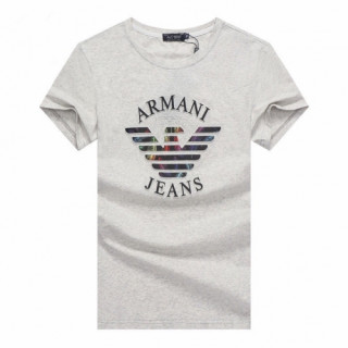 [알마니]Armani 2020 Mens Logo Silket Short Sleeved Tshirts - 알마니 2020 남성 로고 실켓 반팔티 Arm0684x.Size(m - 2xl).그레이