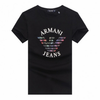 [알마니]Armani 2020 Mens Logo Silket Short Sleeved Tshirts - 알마니 2020 남성 로고 실켓 반팔티 Arm0686x.Size(m - 2xl).블랙