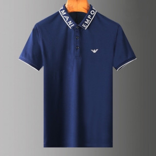 [알마니]Armani 2020 Mens Logo Silket Short Sleeved Tshirts - 알마니 2020 남성 로고 실켓 반팔티 Arm0687x.Size(m - 3xl).네이비