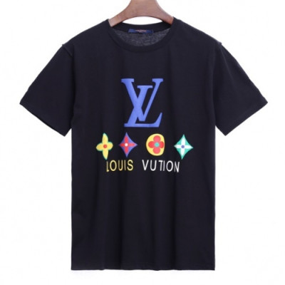 [루이비통]Louis vuitton 2020 Mm/Wm Cotton Short Sleeved Tshirts - 루이비통 2020 남/녀 코튼 반팔티 Lou01808x.Size(xs - l).블랙