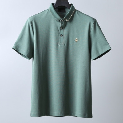 [루이비통]Louis vuitton 2020 Mens Silket Short Sleeved Polo Tshirts - 루이비통 2020 남성 실켓 폴로 반팔티 Lou01811x.Size(m - 3xl).그린