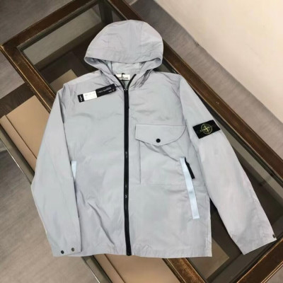 [매장판]Stone Island  2023 Mens Basic Casual Jackets - 스톤아일랜드 2023 남성 베이직 캐쥬얼 자켓 Sto0177x.Size(m - 2xl).연블루