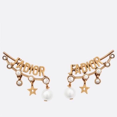 [럭셔리]Dior 2020 Ladies Earring  - 디올 2020 여성용 이어링 ACC0126.(옐로우골드)