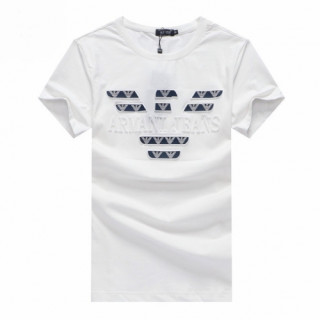 [알마니]Armani 2020 Mens Logo Silket Short Sleeved Tshirts - 알마니 2020 남성 로고 실켓 반팔티 Arm0696x.Size(m - 2xl).화이트