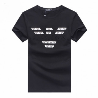 [알마니]Armani 2020 Mens Logo Silket Short Sleeved Tshirts - 알마니 2020 남성 로고 실켓 반팔티 Arm0699x.Size(m - 2xl).블랙