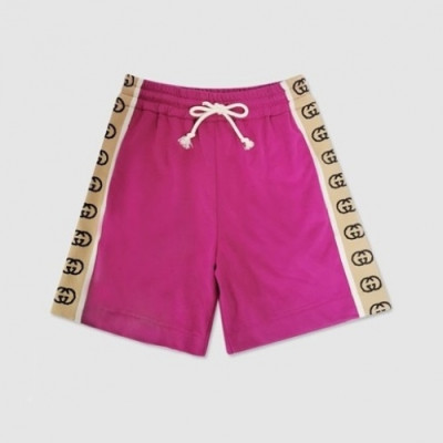 [구찌]Gucci 2020 Mens Logo Modern Cotton Half Pants - 구찌 남성 로고 모던 코튼 반바지 Guc02705x.Size(s - l).핑크