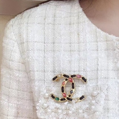 Chanel 2020 Ladies Brooch - 샤넬 2020 여성용 브로치 ACC0184.(옐로우골드)