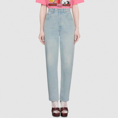 [구찌]Gucci 2020 Womens Casual Classic Denim Jeans - 구찌 2020 여성 캐쥬얼 클래식 청바지 Guc02711x.Size(s - xl).블루
