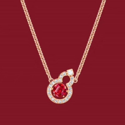 [럭셔리]Swarovski 2020 Ladies Necklace - 스와로브스키 2020 여성용 목걸이 ACC0203.(로즈골드)