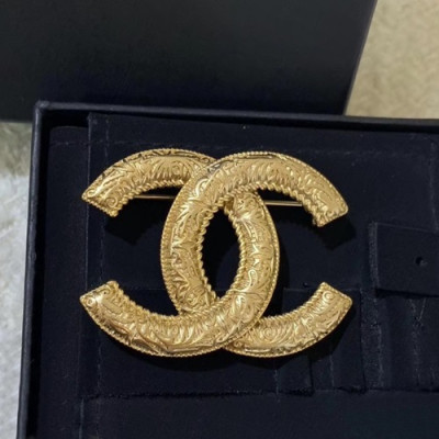 Chanel 2020 Ladies Brooch - 샤넬 2020 여성용 브로치 ACC0208.(옐로우골드)