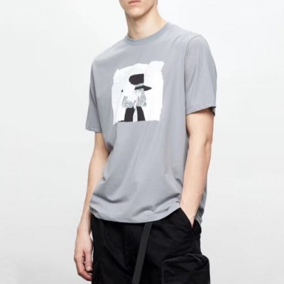 [요지야마모토]Y3 2020 Mens Logo Basic Cotton Short Sleeved Tshirts - 요지야마모토 2020 남성 로고 베이직 코튼 반팔티 Y3/0088x.Size(s - xl).그레이