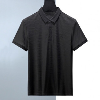 [알마니]Armani 2020 Mens Logo Silket Short Sleeved Tshirts - 알마니 2020 남성 로고 실켓 반팔티 Arm0701x.Size(m - 3xl).블랙