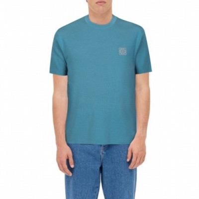 [로에베]Loewe 2020 Mens Casual Silket Short Sleeved Tshirts - 로에베 2020 남성 캐쥬얼 실켓 반팔티 Loe0239x.Size(m - 3xl).블루