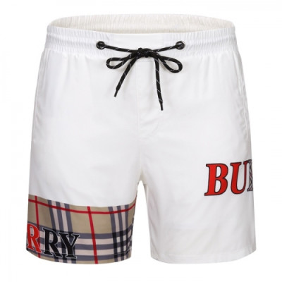 [버버리]Burberry 2020 Mens Logo Casual Training Half Pants - 버버리 2020 남성 로고 캐쥬얼 트레이닝 반바지 Bur02641x.Size(m - 3xl).화이트