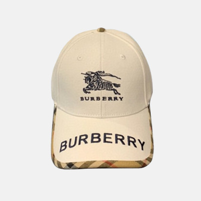 Burberry 2020 Mm / Wm Cap - 버버리 2020 남여공용 모자 BURM0048, 화이트